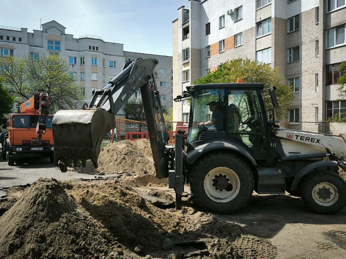 Реконструкция тепловых сетей по ул. Янки Купалы