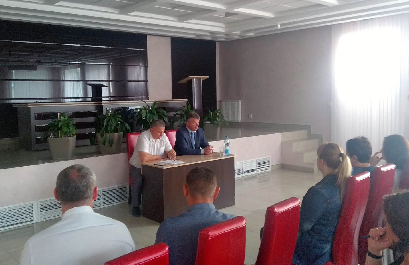 Встреча с зампредом горисполкома