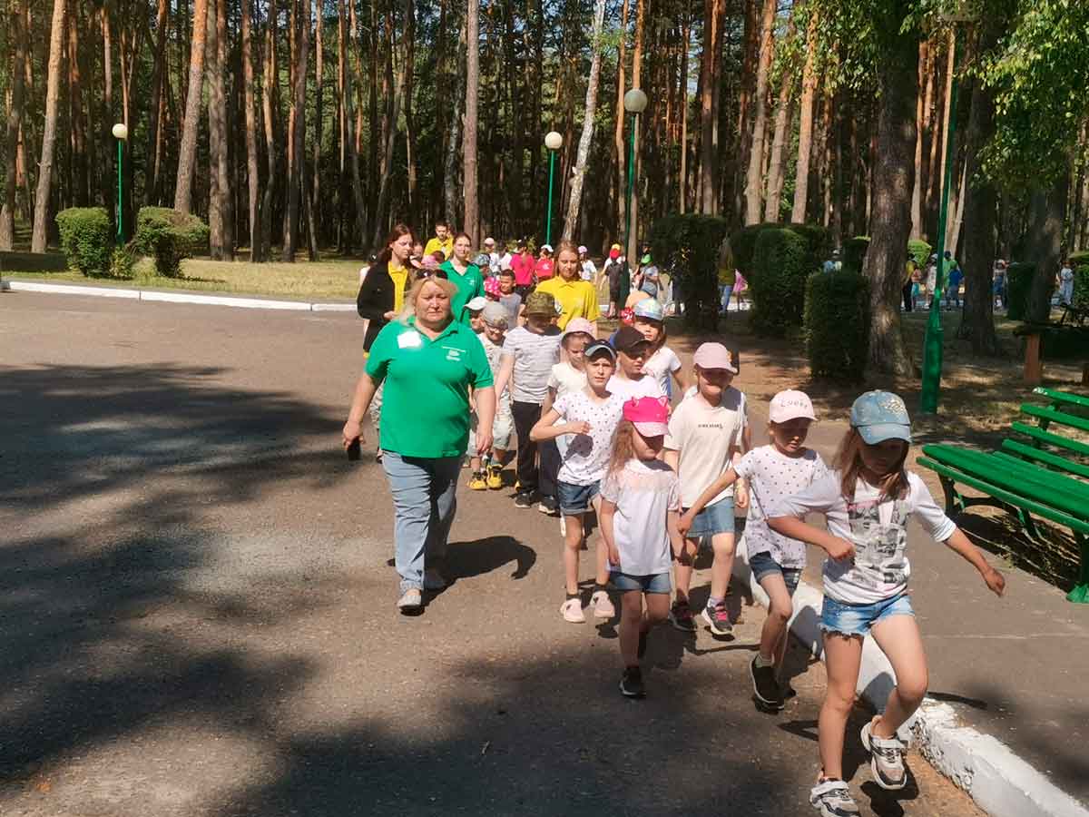 Торжественное открытие 1 смены 